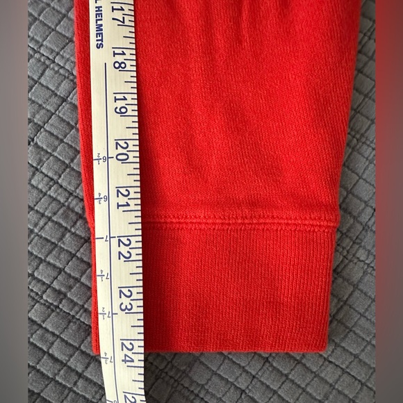 Men’s Land’s End 1/4 Zip Pullover in Red Carmine. Size Large (42-44) - Picture 9 of 11